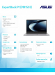 Asus Notebook ExpertBook P1 PM1503CDA-S70019X R5 7535HS 16GB/512GB/Win11Pro/3Y 
