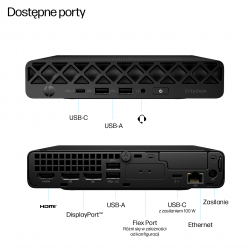 HP EliteDesk 8 Mini G1i Ultra 9-285 32GB/1TB W11P