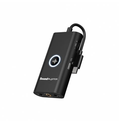 Karta dźwiękowa Creative Labs Sound Blaster G3 USB-C | 96kHz | 24bit | czarny 