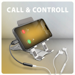 Karta dźwiękowa AXAGON ADA-HC zewnętrzna | USB-C | 384kHz | 32bit | DAC 3.5mm | czarny