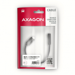 Karta dźwiękowa AXAGON ADA-HC zewnętrzna | USB-C | 384kHz | 32bit | DAC 3.5mm | czarny