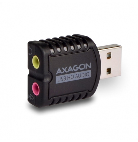 Karta dźwiękowa AXAGON ADA-17 zewnętrzna | USB | 96kHz | 24bit | czarny