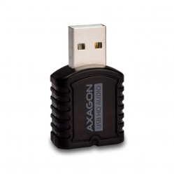 Karta dźwiękowa AXAGON ADA-17 zewnętrzna | USB | 96kHz | 24bit | czarny