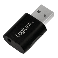 Karta dźwiękowa LogiLink UA0299 USB | 3,5mm minijack | czarny