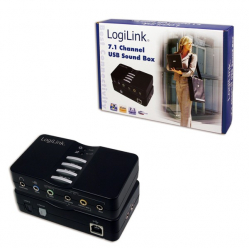 Karta dzwiekowa LogiLink UA0099 7.1 USB | czarny
