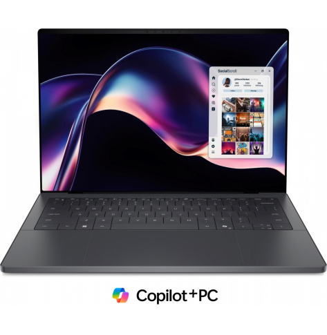 Laptop DELL XPS 14 Premium DA14260 14 OLED Touch Ultra X9-388H 64GB 2TB SSD FPR BK W11P 3YPS Graphite