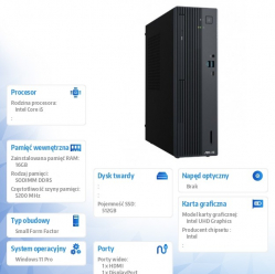 Asus ExpertCenter P500 SFF P500SV-13420H030X i5-13420H 16GB 512GB W11Pro
