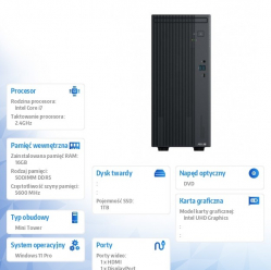 Asus ExpertCenter P500MV-13620H010X i7-1360H 16GB 1TB Win11PRO 3YRS