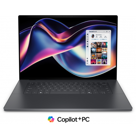 Dell 16 Premium DA16250 16 UHD+ Touch OLED Ultra 9-285H 64GB 4TB RTX5070 BK Win11Pro 3YPS + ADP szary