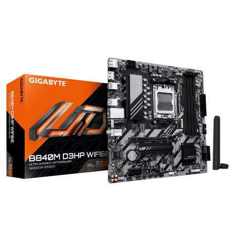 GIGABYTE B840M D3HP WF6E AM5 4xDDR5 4xSATA 2xM.2