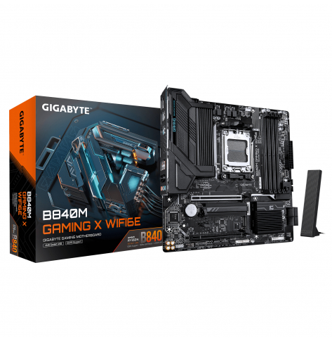 GIGABYTE B840M GAMING X WF6E AM5 4xDDR5 4xSATA 2xM.2
