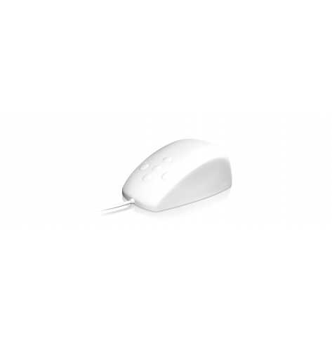 KEYSONIC KSM-3020M-W Waterproof silicone mouse IP68 white