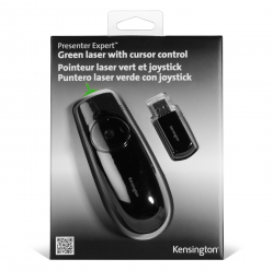 Pilot do prezentacji Kensington K72426EU Expert zielony laser 2.4Ghz 50m czarny