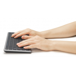 Klawiatura bezprzewodowa Kensington KB435 Rechargeable WW 2.4 GHz BT czarny