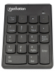 Klawiatura bezprzewodowa Manhattan 178846 numeryczna 18 klawiszy 2.4GHz czarna