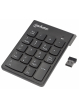 Klawiatura bezprzewodowa Manhattan 178846 numeryczna 18 klawiszy 2.4GHz czarna