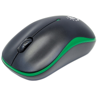 Mysz bezprzewodowa Manhattan 179393 optyczna Success 1000 dpi 2.4GHz czarno/zielona
