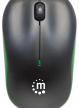 Mysz bezprzewodowa Manhattan 179393 optyczna Success 1000 dpi 2.4GHz czarno/zielona