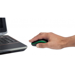 Mysz bezprzewodowa Manhattan 179393 optyczna Success 1000 dpi 2.4GHz czarno/zielona