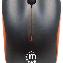 Mysz bezprzewodowa Manhattan 179409 optyczna Success 1000 dpi 2.4GHz czarno/pomarańczowy