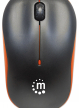 Mysz bezprzewodowa Manhattan 179409 optyczna Success 1000 dpi 2.4GHz czarno/pomarańczowy