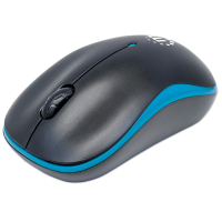 Mysz bezprzewodowa Manhattan 179416 optyczna Success 1000 dpi 2.4GHz czarno/niebieska