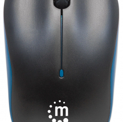 Mysz bezprzewodowa Manhattan 179416 optyczna Success 1000 dpi 2.4GHz czarno/niebieska