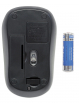 Mysz bezprzewodowa Manhattan 179416 optyczna Success 1000 dpi 2.4GHz czarno/niebieska
