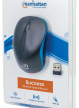 Mysz bezprzewodowa Manhattan 179416 optyczna Success 1000 dpi 2.4GHz czarno/niebieska