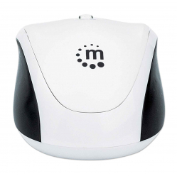 Mysz bezprzewodowa Manhattan 179645 Dualna BT RF 2.4GHz 800-1600dpi czarny