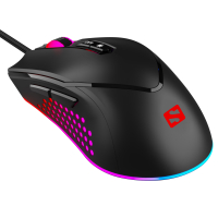 Mysz Sandberg 640-20 Azazinator Mouse 6400 USB-A czarny