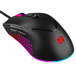 Mysz Sandberg 640-20 Azazinator Mouse 6400 USB-A czarny