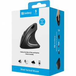 Mysz Sandberg 630-14 USB-A 1,5m czarny