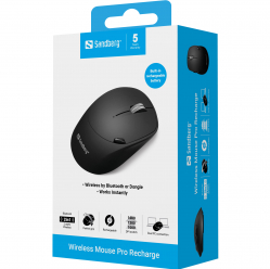 Mysz bezprzewodowa Sandberg 631-02 2.4GHz BT czarny