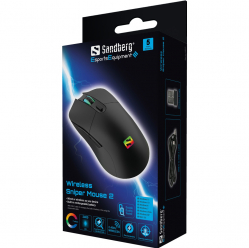 Mysz bezprzewodowa Sandberg 640-21 2.4GHz USB czarny