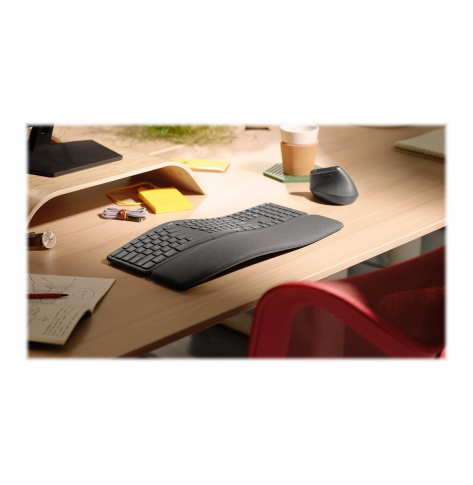 Klawiatura ergonomiczna Logitech 920-009167 K860 2.4GHz, BT 5.0 grafit