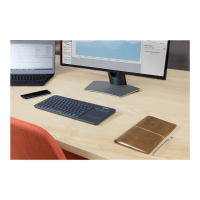 Klawiatura bezprzewodowa Logitech 920-007129 flexible AZERTY 2.4GHz BT czarny