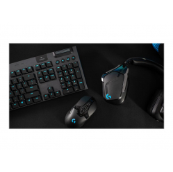 Klawiatura bezprzewodowa Logitech G915 LIGHTSPEED mechaniczna RGB Gaming USB BT 2.4GHz czarny