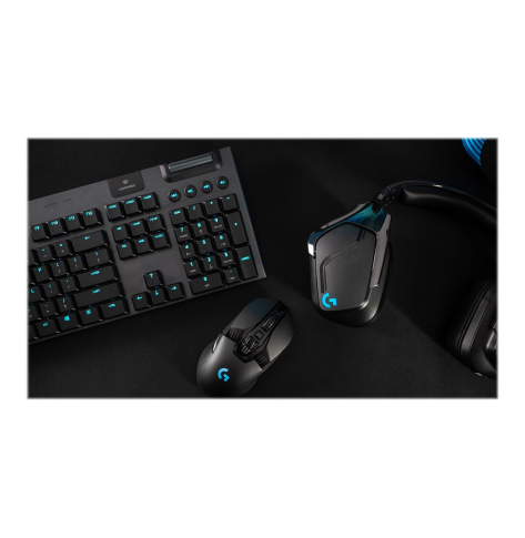 Klawiatura bezprzewodowa Logitech G915 LIGHTSPEED mechaniczna RGB Gaming USB BT 2.4GHz czarny