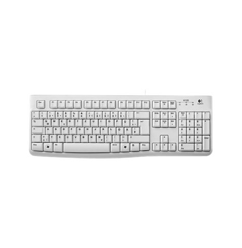 Klawiatura Logitech K120 920-003626 USB biały