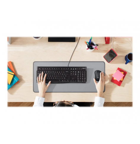 Klawiatura Logitech K120 920-002642 USB czarny