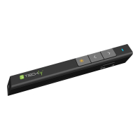 Pilot do prezentacji Techly 103472 bezprzewodowy 2.4GHz czarny