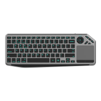 Klawiatura bezprzewodowa Techly 365375 2.4GHz RF BT 4.2 LED RGB czarny