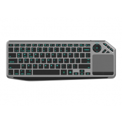 Klawiatura bezprzewodowa Techly 365375 2.4GHz RF BT 4.2 LED RGB czarny