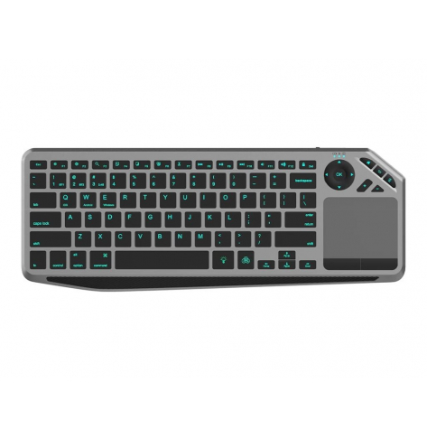 Klawiatura bezprzewodowa Techly 365375 2.4GHz RF BT 4.2 LED RGB czarny