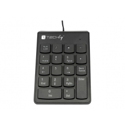 Klawiatura numeryczna Techly 362794 USB 18-Klawiszy Slim czarny