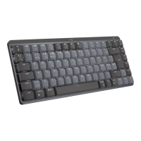 Klawiatura bezprzewodowa Logitech 920-010776 MX Mechaniczna Mini Minimalist podświetlenie 2.4GHz BT grafit