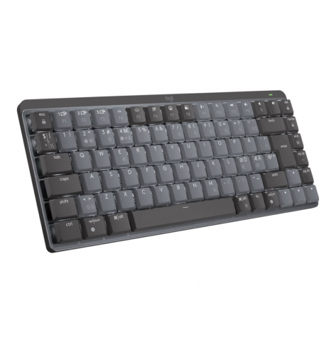 Klawiatura bezprzewodowa Logitech 920-010776 MX Mechaniczna Mini Minimalist podświetlenie 2.4GHz BT grafit