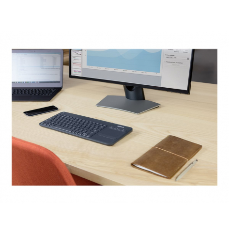 Klawiatura bezprzewodowa Logitech K400 Plus 920-007141 2.4 GHz czarny