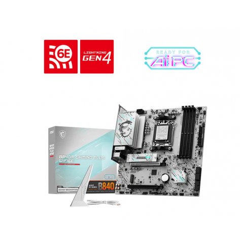 MSI B840M GAMING PLUS WIFI6E AM5 mATX MB